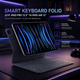 Чохол-клавіатура Smart Keyboard Folio для iPad Pro 12.9″ та iPad Air 13″ — магнітний захист з 2 кутами нахилу - зображення 1