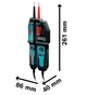Тестер напряжения Bosch EXPERT EXVT1000-17 (1000 В, IP65) инвертированный LCD-дисплей (27139) - изображение 4