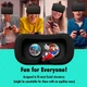 Очки виртуальной реальности Orzly VR Headset для Nintendo Switch и Switch OLED (Регулируемые линзы, Регулируемое оголовье, Коли - изображение 4