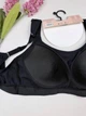 Спортивный топ с застёжкой на крючках 5967, XXL (BC 85-90), Чёрный - изображение 5