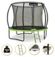 Батут з внутрішньою захисною сіткою 252 см LEOBRO Premium Pro 8FT GREEN (LB-1099) (LEO_LB-1099) - изображение 1