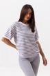 Піжама (футболка + бриджі) жіноча бавовняна BARWA garments 0399/108 L Сіра меланж (2113991083100) - изображение 3