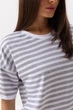 Піжама (футболка + бриджі) жіноча бавовняна BARWA garments 0399/108 L Сіра меланж (2113991083100) - изображение 6
