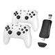 Набор видеоигр с контроллерами HOCO GA31 Collection game box+two wireless gamepads set, 2.4G, HDTV, white - изображение 1