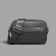Сумка Goyard через плечо, мужской спортивный мессенджер, барсетка Гаярд, Серая летняя Гоярд - изображение 1