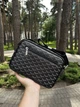Сумка Goyard через плечо, мужской спортивный мессенджер, барсетка Гаярд, черная летняя Гоярд - изображение 4