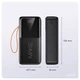 УМБ MAKE 30000 mAh 22.5W Built-in Cable PD/QC 3.0/QC 4.0+ Black (MPB-304BK) - изображение 11