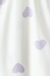 Дитяча бавовняна сукня H&M з принтом Сердечка, Біла 92см - изображение 2