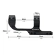 Крепление-моноблок Ohhunt Cantilever 25.4/30 мм High. Weaver/Picatinny - изображение 2
