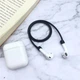 Силиконовый магнитный ремешок для беспроводных наушников SiliconeStrap, черный - изображение 4
