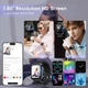 Смарт-часы VOTAZIB T10, сенсорный экран 1.85" HD с функцией Bluetooth-звонков, защитой IP68 и мониторингом активности и здоровья, спортивные режимы, умные часы, фитнес часы, часы для спорта - изображение 5