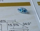 Муассанит голубой 7 х 14 мм с сертификатом 3 Ct (05711) - изображение 5