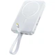 Портативна батарея PowerBank Baseus EnerFill FM11 with Built-in Type-C Cable 10000mAh 30W E0028905 White - зображення 1