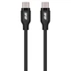 Кабель 2E USB-C - USB-C, Glow, 60W, 1m, black - изображение 1