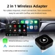 Адаптер беспроводной 2в1 для Apple Carplay/Android Auto USB/WIFI/5GHz Bluetooth 5.0 (WCA001) Black - изображение 3