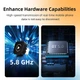 Адаптер беспроводной 2в1 для Apple Carplay/Android Auto USB/WIFI/5GHz Bluetooth 5.0 (WCA001) Black - изображение 4