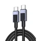 Кабель зарядний UGREEN Type C to Type C 100 W 100 cм Black (L512) - зображення 1