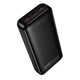 Павербанк Hoco DB130 Tridentis 20000mAh 30W быстрая зарядка Type-C/2xUSB Черный - изображение 4