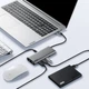 Док-станция расширения Lenovo Type-C, разветвитель USB-концентратора, кабель-удлинитель сетевого порта, VGA-конвертер, адаптер HDMI 4K, кардридер, док-станция расширения PD100W, BY11 (металлический корпус) - изображение 8