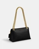 Сумка жіноча Coach Chelsea Shoulder Bag 30 With Chain CDS61 чорна/натуральна шкіра - изображение 2