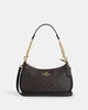 Сумка жіноча Coach Teri Shoulder Bag In Signature Canvas CV933 коричнева - зображення 1