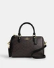 Сумка жіноча Coach Rowan Satchel Bag In Signature Canvas CV961 коричнева - изображение 1