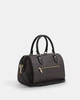 Сумка жіноча Coach Rowan Satchel Bag In Signature Canvas CV961 коричнева - изображение 2