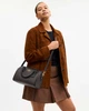 Сумка жіноча Coach Rowan Satchel Bag In Signature Canvas CV961 коричнева - изображение 6