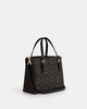 Сумка жіноча Coach Mollie Tote bag 25 in Signature Canvas коричнева - изображение 2