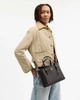Сумка жіноча Coach Mollie Tote bag 25 in Signature Canvas коричнева - изображение 5