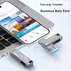 Флеш-накопитель HP 64 ГБ USB 3.2 + Type-C с двумя головками, высокоскоростной, 150 МБ/с, из цинкового сплава, вращающийся, подходит для бизнеса, офиса, учебы, компьютера и мобильного телефона. Большая емкость. - изображение 6