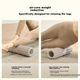 Массажный ролик JD Jingzao Foam Roller для ног, йога, фитнес, белый - изображение 6