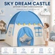 Детская игровая палатка-домик Sky Dream Castle 130×100×130 см сине-кремовая - изображение 2