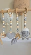 Підлоговий мобіль BABY GYM з іграшками, стійка Монтессорі, тренажер для немовлят, Сірі Баранчики та сердечко, 5 підвісів - зображення 6