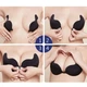 Бюстгальтер-невидимка Fly Bra флай бра силіконовий самоклейний без бретельок Чорний Чашка А - зображення 2