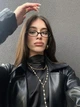Очки office siren байонетта y2k имиджевые винтаж miu miu Чорний - изображение 2