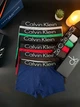 Чоловічі труси боксери Calvin Klein набір 5 шт L Сині, Коричневі, Червоні, Чорні, Зелені - изображение 2