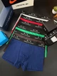 Набір чоловічих трусів 5шт боксери Armani Exchange M-3XL Сині, Червоні, Коричневі, Чорні, Зелені - изображение 1