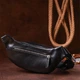 Поясна сумка GRANDE PELLE 11140 Чорна - зображення 8