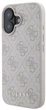 Etui na smartfon Guess 4G Classic do Apple iPhone 16 Pink (3666339346089) - obraz 2