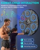 Боксерская музыкальная мишень (смарт тренажер бокса) aiyotto с LED, Bluetooth, 12 режимов и перчатками - изображение 6