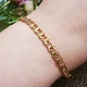 Браслет Xuping Jewelry 6мм 19.5см медзолото позолота 18К плетение муза 1274 - изображение 2