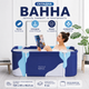Складная, переносная каркасная ванна для взрослых, темно-синяя - изображение 3