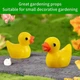 Утята пластиковые миниатюрные 16x18mm (Тип2), 100шт комплект, Yellow - изображение 5