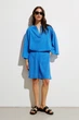 Жіночий літній костюм (туніка+шорти) RicaMare M Блакитний (RM4272-25DS---1828) - зображення 1