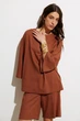 Жіночий літній костюм (туніка+шорти) RicaMare XL Коричневий (RM4272-25DS---1825) - зображення 2