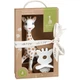 Игрушка прорезыватель для младенцев Sophie la girafe + мини-прорезыватель Sophie la girafe в форме силуэта, 100% натуральный каучук - изображение 1