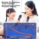 Микрофон Haomuren беспроводной аккумуляторный для караоке и сцены с FM - изображение 4