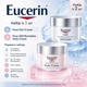 Набор кремов Eucerin восстанавливающий дневной крем с коэнзимом Q10 и гель-крем для лица с мультимолекулярной гиалуроновой кислотой 2 шт по 48 грамм - изображение 1
