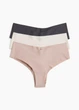 Женские бесшовные трусики хипстеры комплект 3 шт H&M XS (40-42) разноцветный (13746) - изображение 1